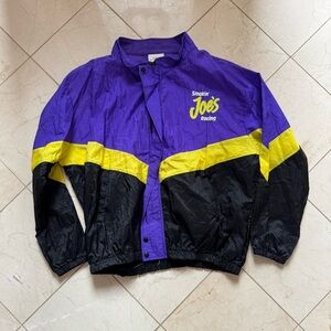 Vintage (Camel) - Black & Purple Smokin Joes Racing Jacket 1990s X-Large